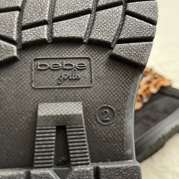 NWOT BEBE Girls Cheetah Print Boots - Picture 6 of 6